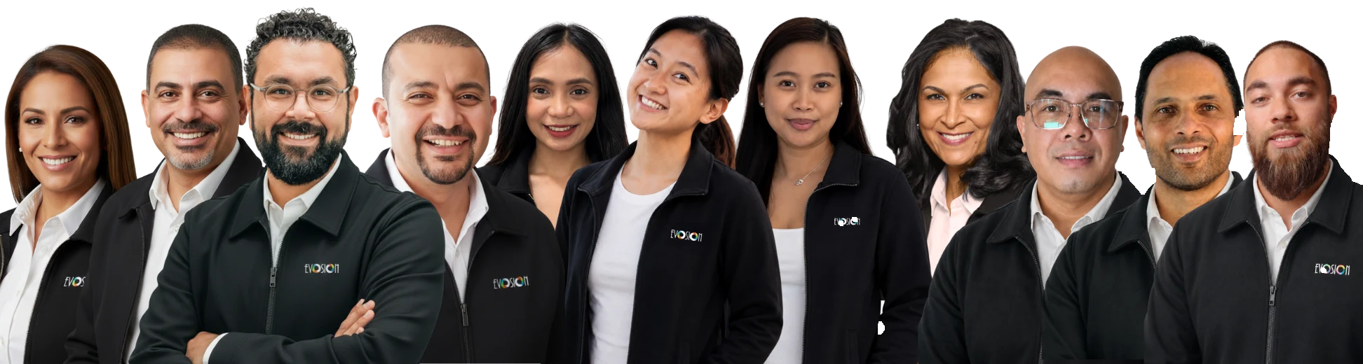 The Evosion team — strategists, designers, developers and account managers