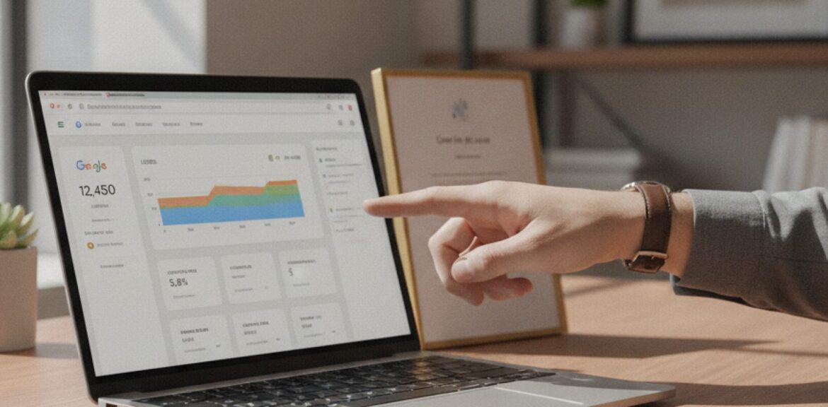 Are Digital Marketing Certifications Worth It for Your Business? Are digital marketing certifications worth it for businesses — A close-up shot of a laptop keyboard with a white sticky note that asks, 'Are digital marketing certifications worth it for