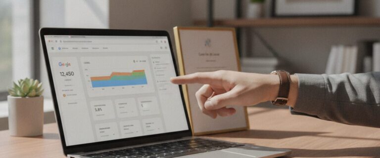 Are Digital Marketing Certifications Worth It for Your Business? Are digital marketing certifications worth it for businesses — A close-up shot of a laptop keyboard with a white sticky note that asks, 'Are digital marketing certifications worth it for