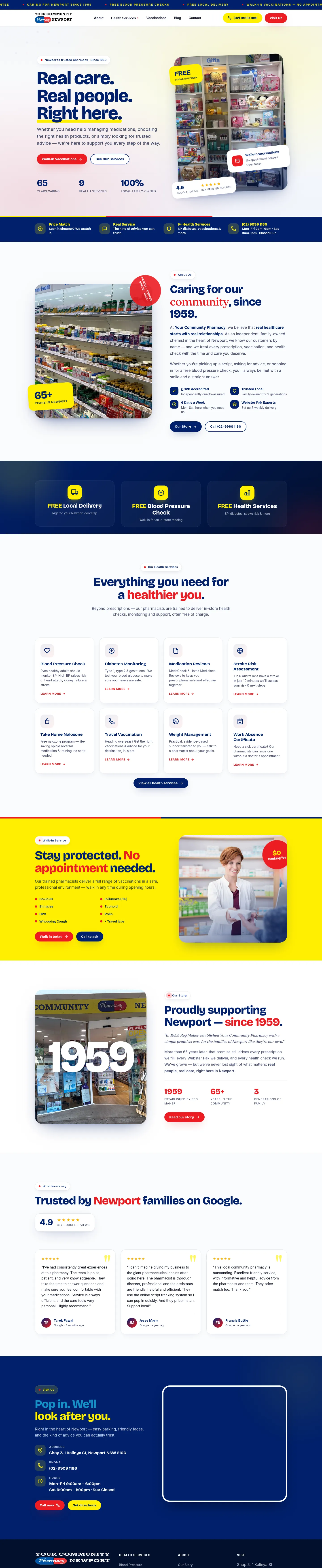 Your Community Pharmacy website